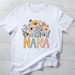 Nana Shirt Nana Gift Nana Floral Graphics Shirt Gift For Nana Day